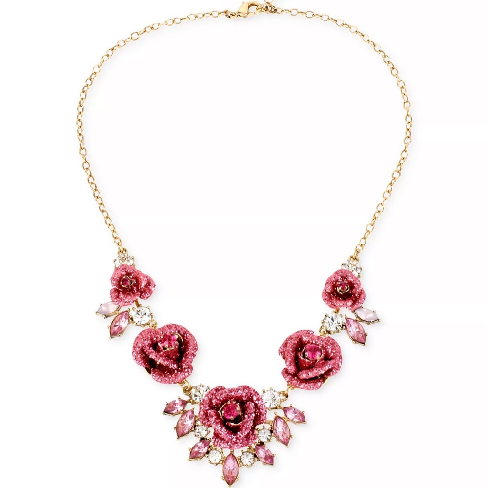 🌹 Betsey Johnson Rose Necklace 🌹(Like New)